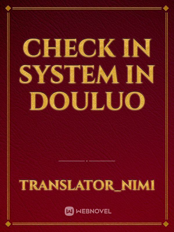 Check in System in Douluo
