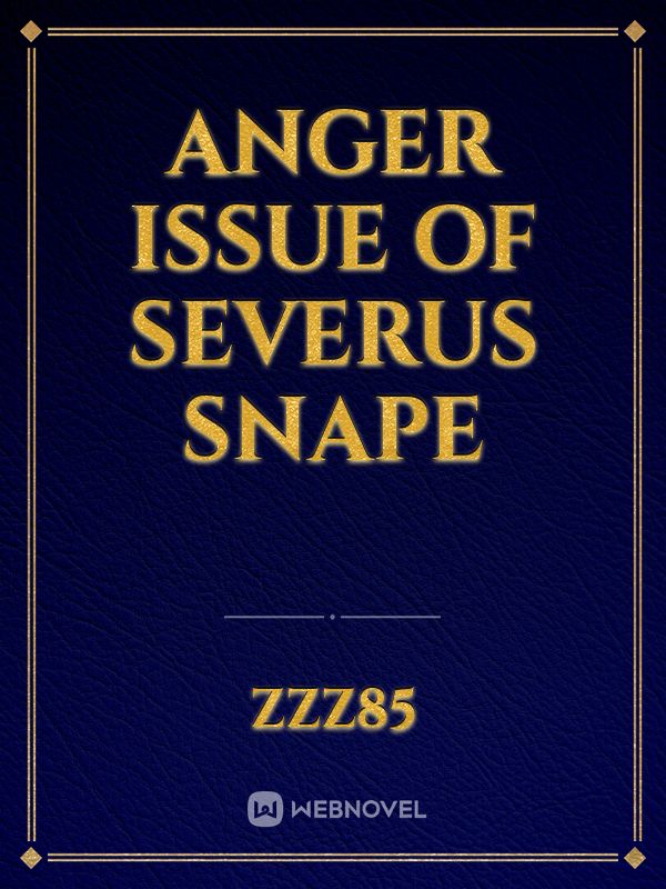 Anger issue of Severus Snape icon