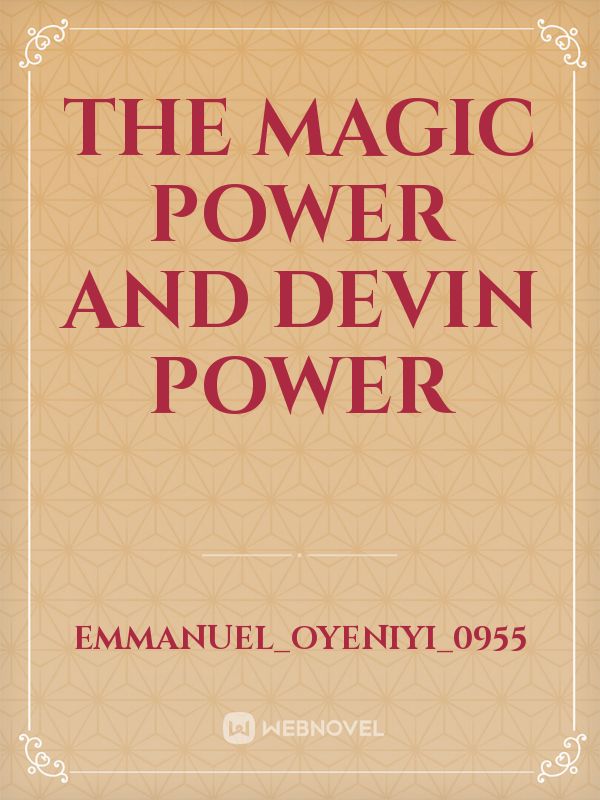 The magic power and Devin Power icon