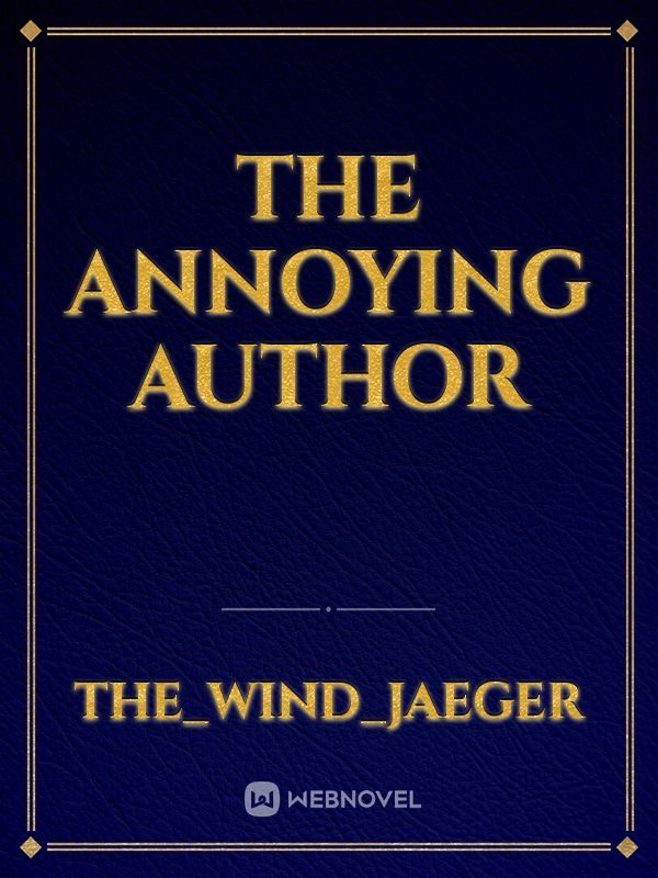 The Annoying Author Book