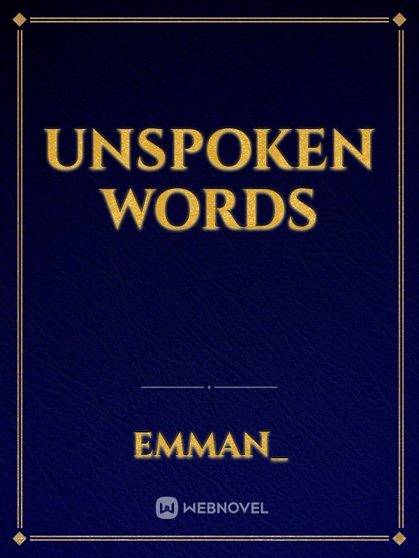 Unspoken Words Book