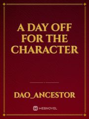 A day off for the character Book
