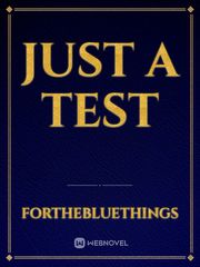 just a test Book