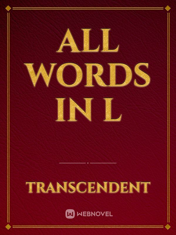 All words in L Book