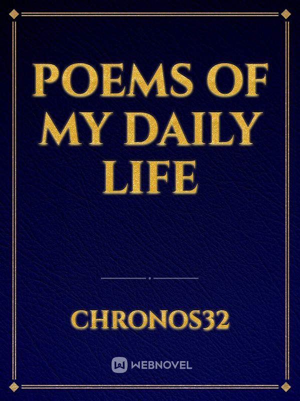 Poems of my Daily life Book
