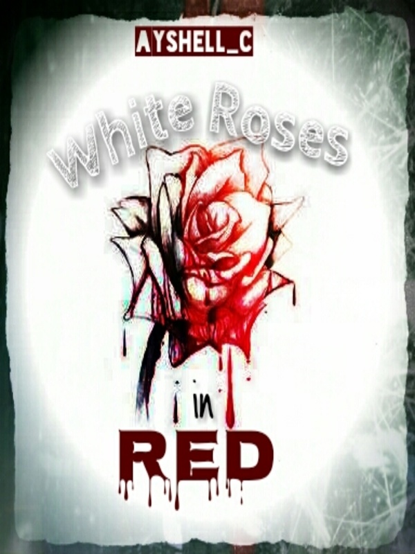 White Roses in Red