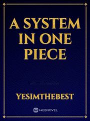 a system in one piece Book