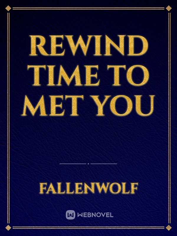 Rewind Time To Met You Book