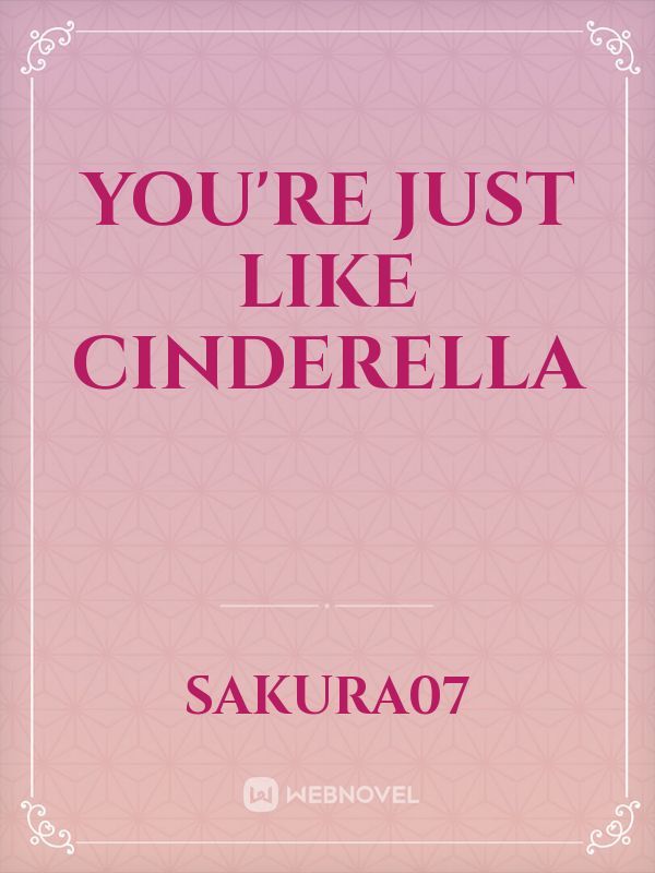 You're Just Like Cinderella Book