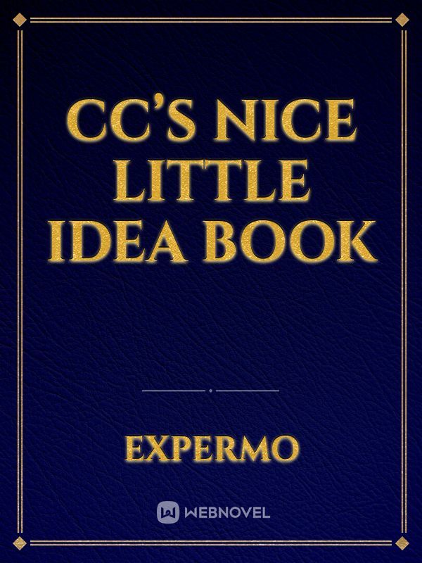 CC’s Nice Little Idea Book Book