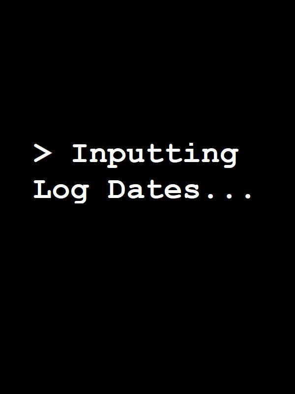 Input Log Dates Book