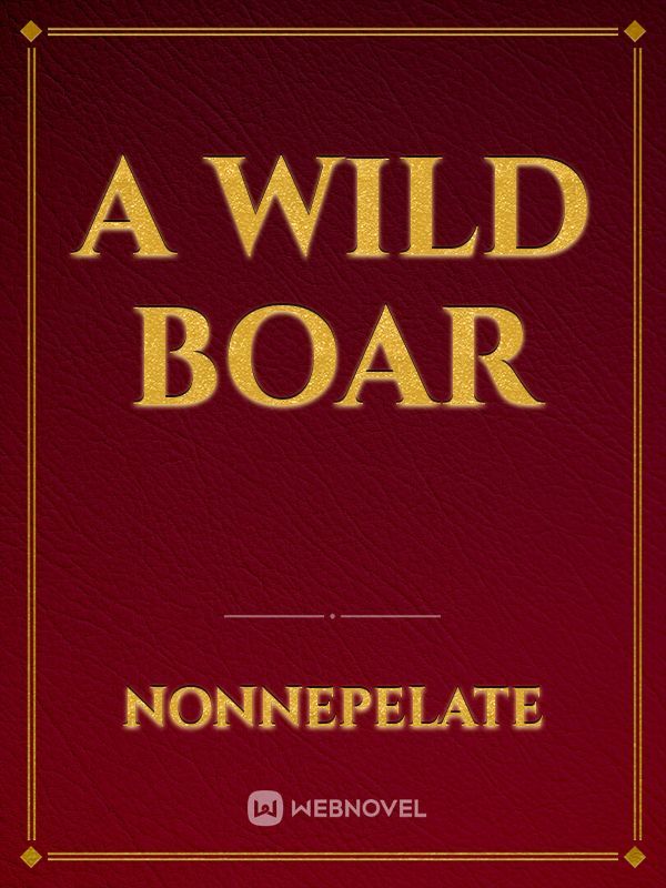 A wild boar Book