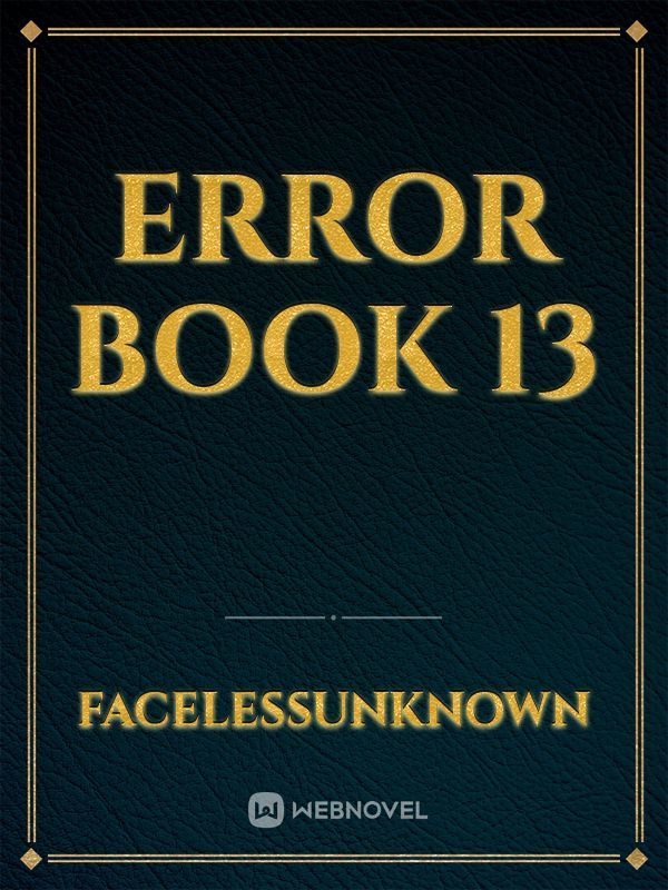 Error book 13 Book