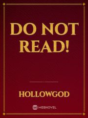 Do not read! Book