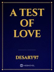 A test of love Book