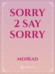 Sorry 2 Say Sorry Book