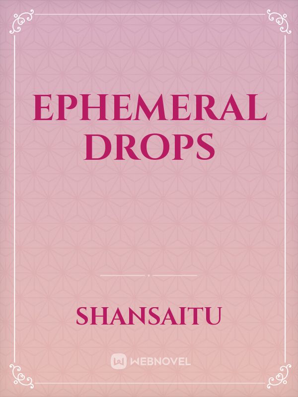Ephemeral Drops Book