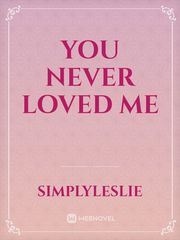 You never loved me Book