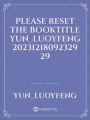 please reset the booktitle Yun_luoyfeng 20231218092329 29 Book