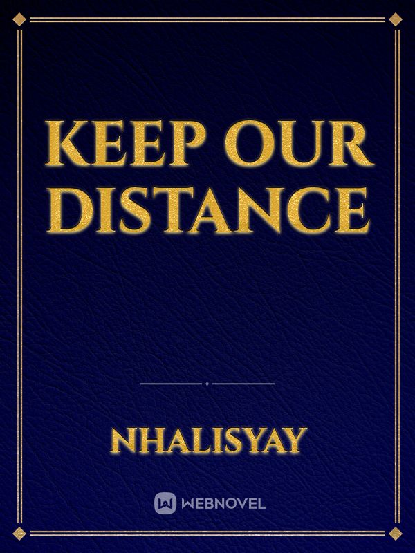 keep our distance Book