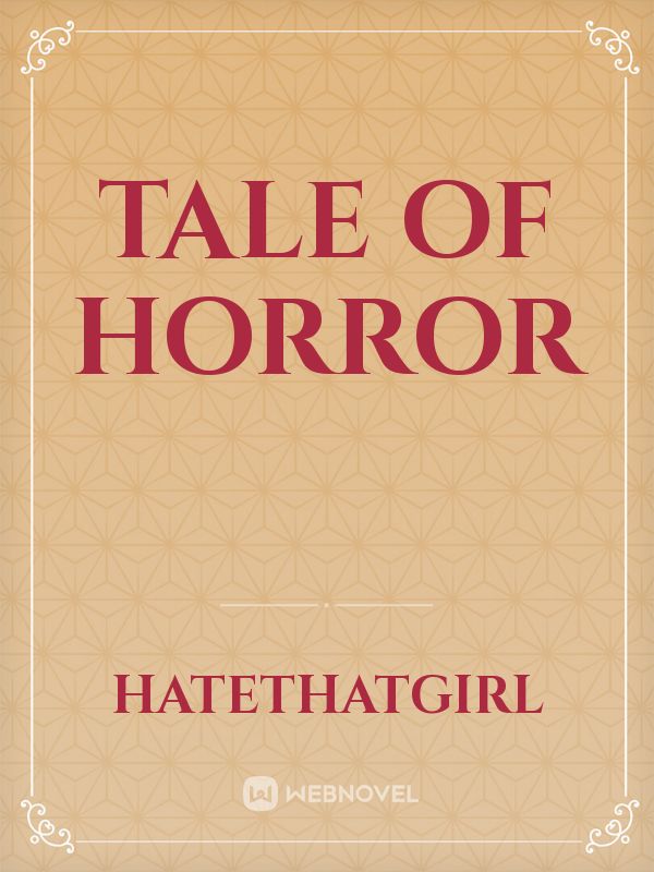 Tale Of Horror Book