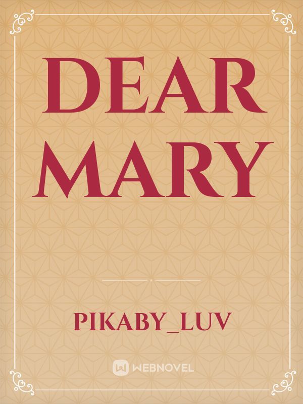 Dear Mary Book