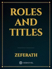 Roles and titles Book