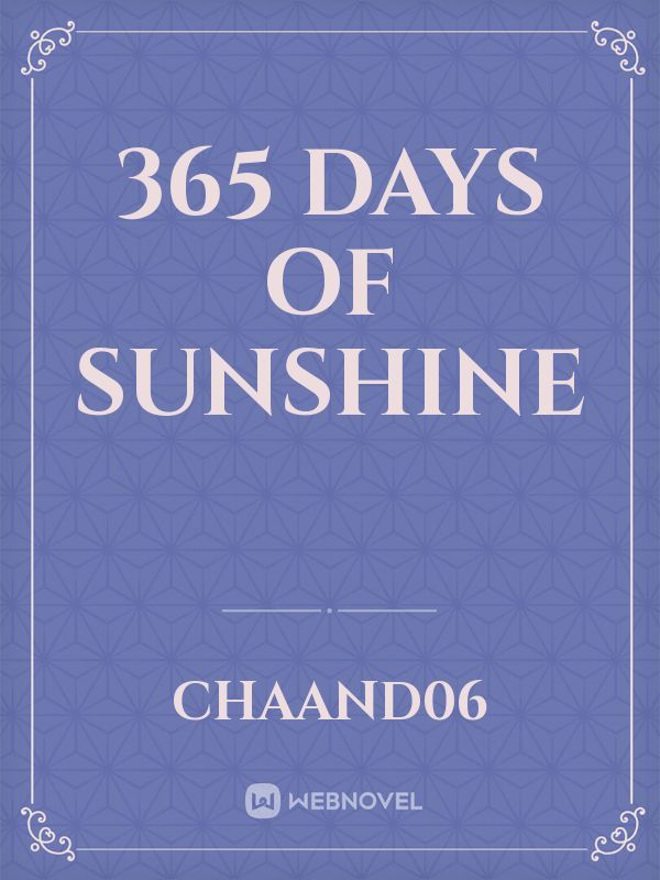 365 days of sunshine Book
