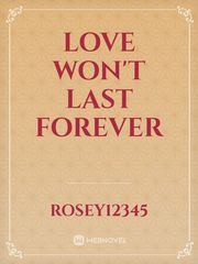 love won't last forever Book