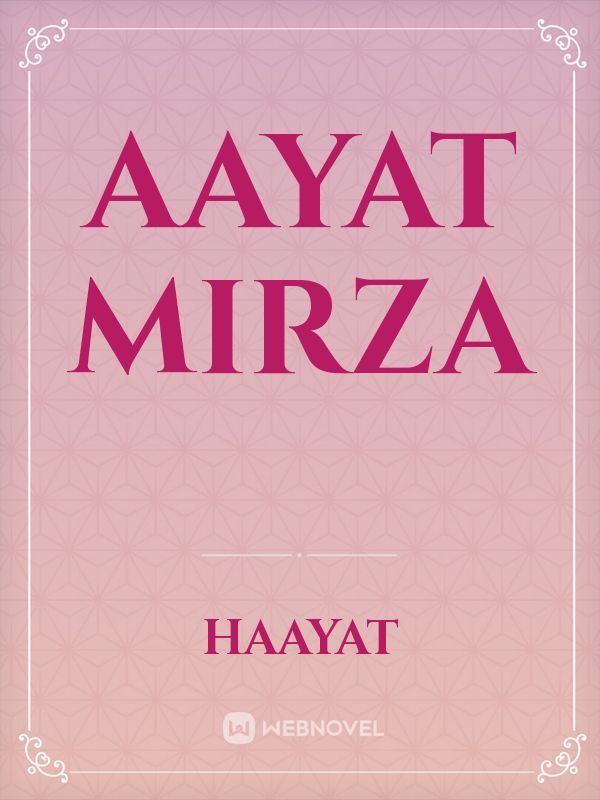 Aayat Mirza
