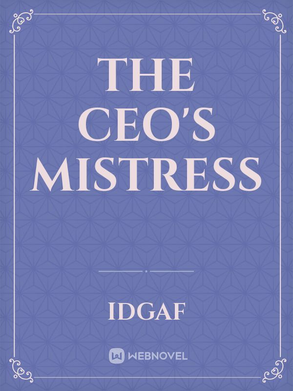 The Ceo's Mistress