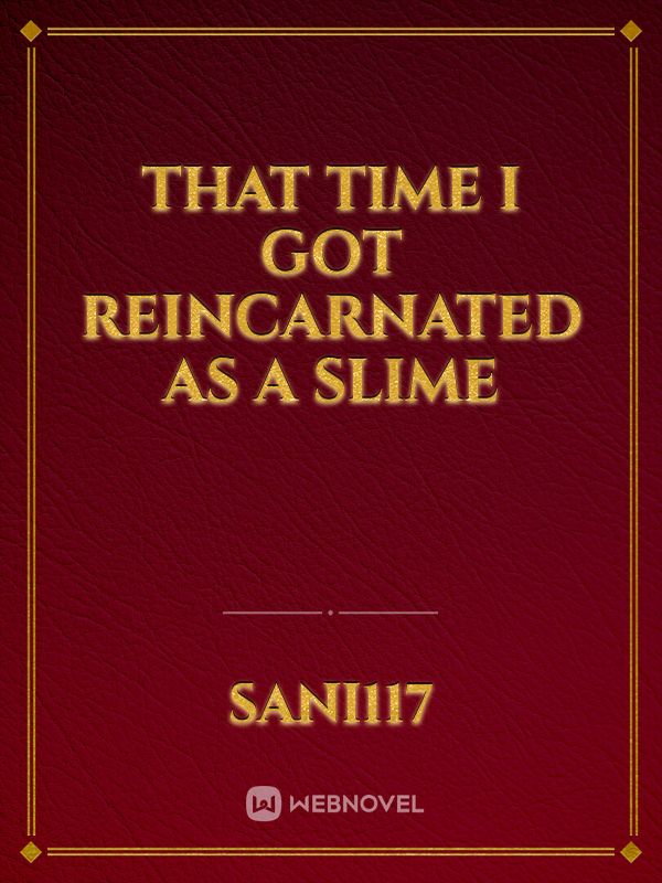 That time i Got reincarnated as a slime Book