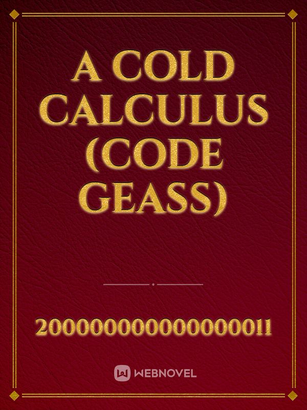 A Cold Calculus (Code Geass)