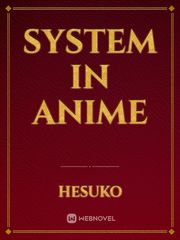 System In Anime Book