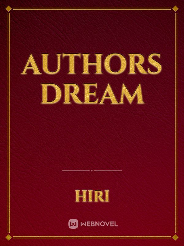 authors dream