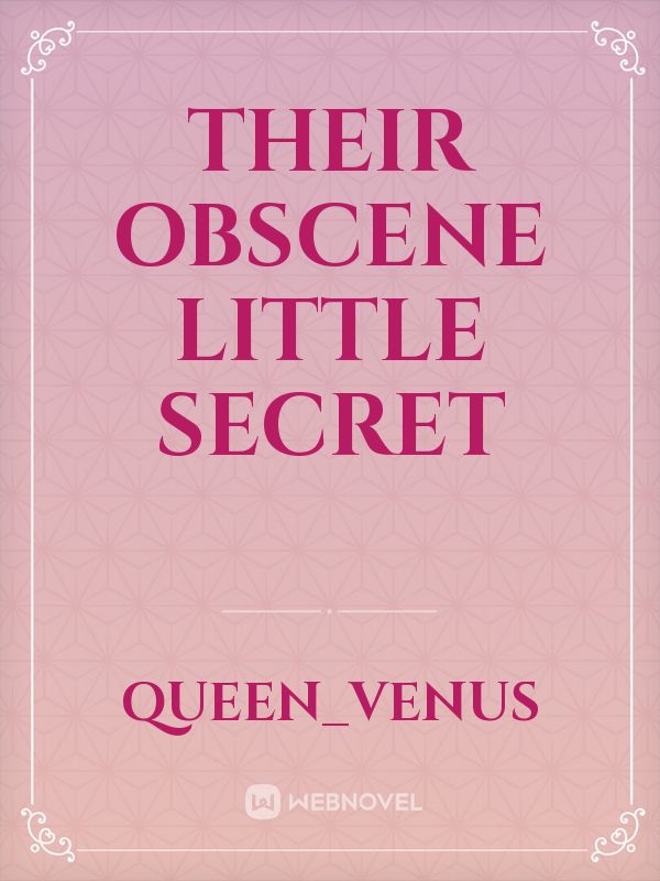 Their Obscene Little Secret Book