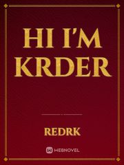 hi I'm krder Book