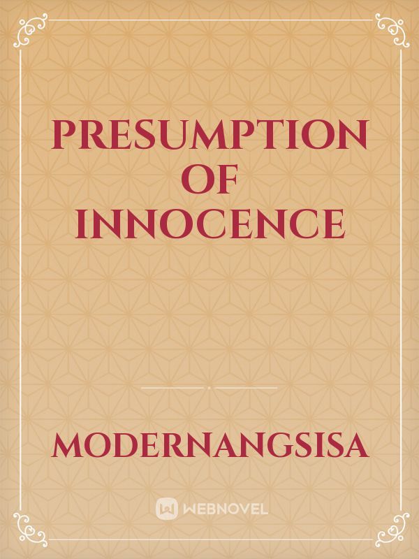 Presumption of Innocence Book