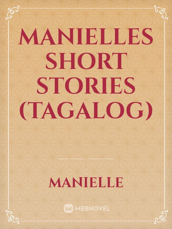 Manielles Short Stories (Tagalog) Book