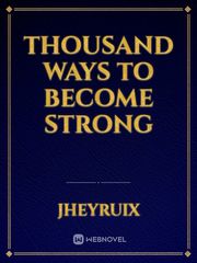 Thousand ways to become strong Book