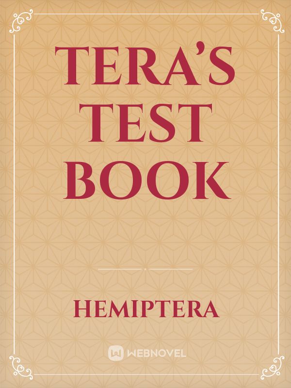 Tera’s Test Book