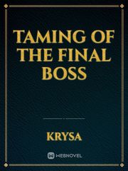 Taming of the Final Boss Book