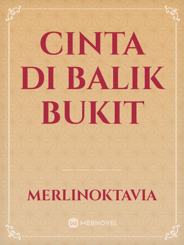 cinta di balik bukit