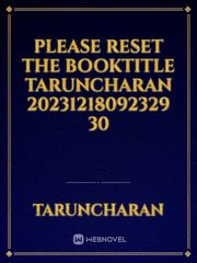please reset the booktitle Taruncharan 20231218092329 30 Book
