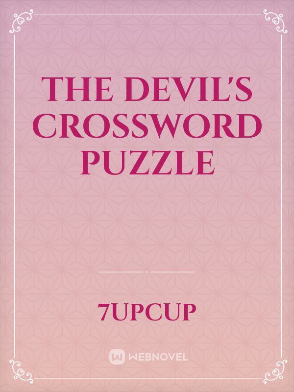 The devil's crossword puzzle