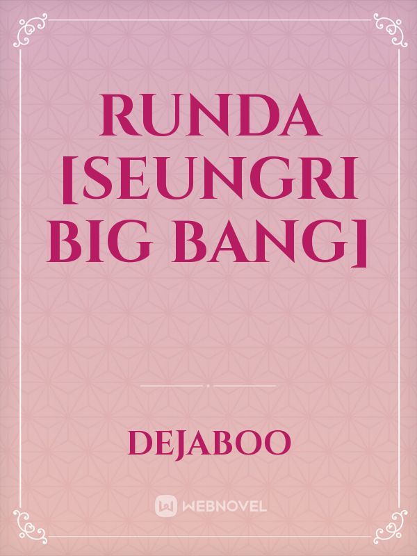 RUNDA [SEUNGRI BIG BANG] Book