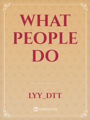 What people do Book