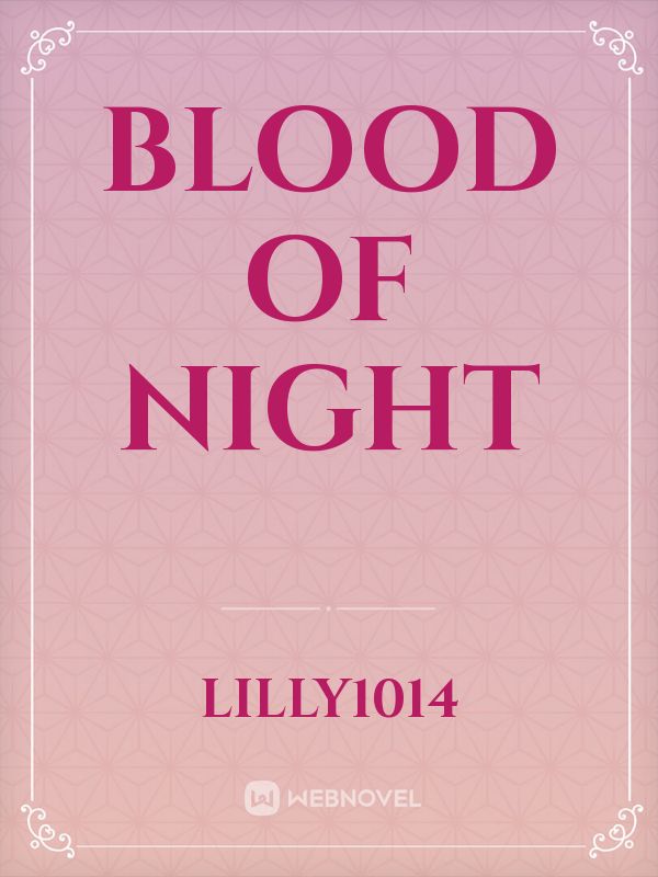 Blood of Night Book