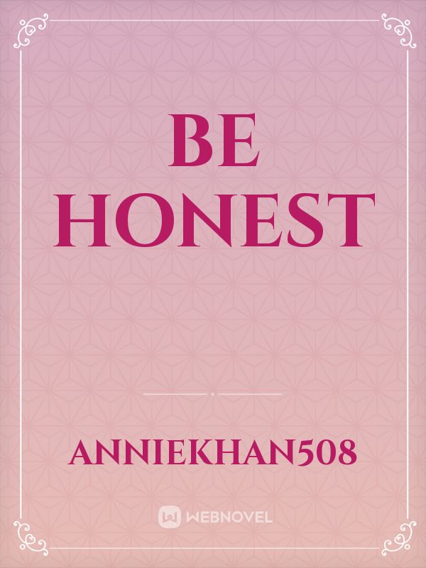 Be honest Book