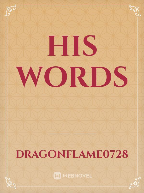 His Words Book
